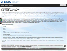 Tablet Screenshot of lietosecurity.com.pl